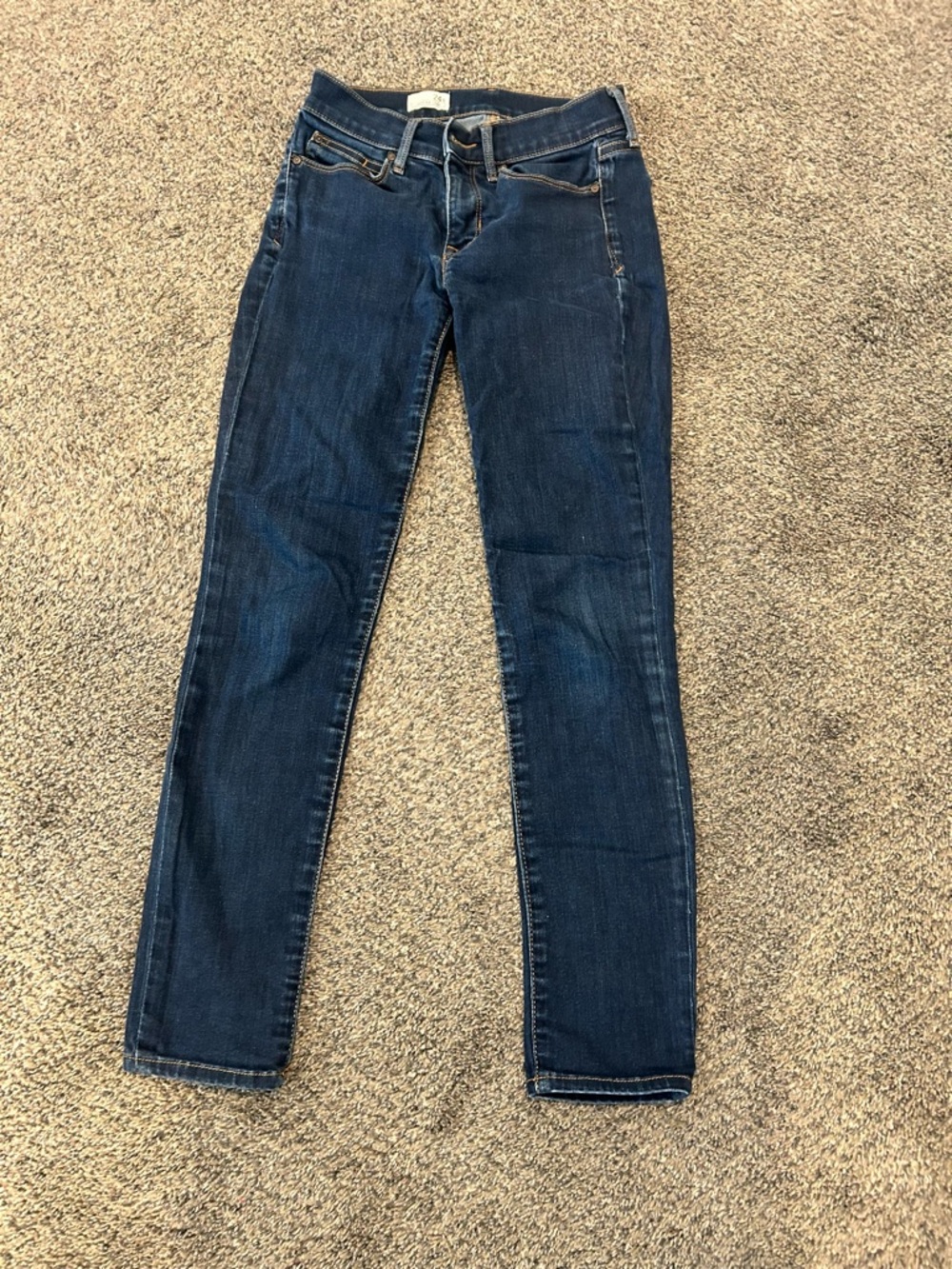 GAP Women's Dark Blue Skinny Jeans - Size 24S